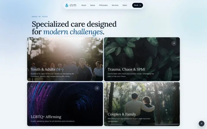 Areas of focus — specialized care for modern challenges