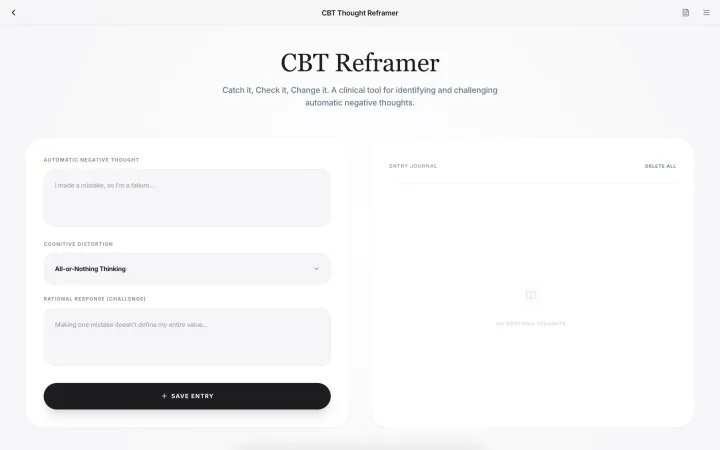 CBT Thought Record
