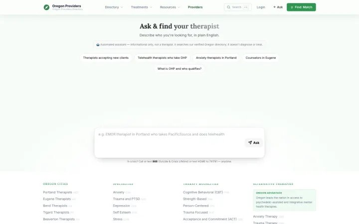 Ask — AI text-to-SQL directory search on an isolated, PII-free database