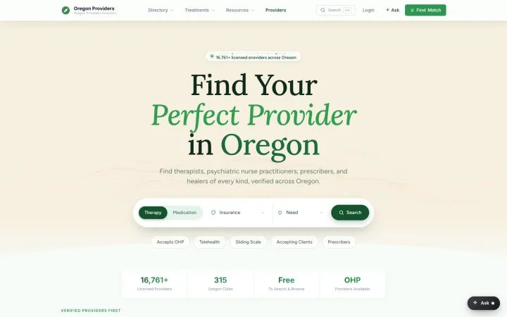 Oregon Counselors